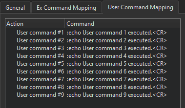 {FakeVim User Command Mapping preferences}