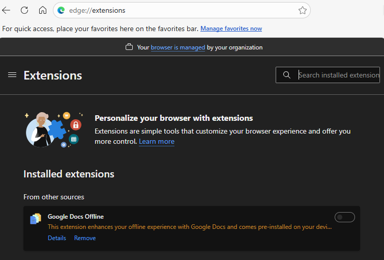 Edge Extensions.