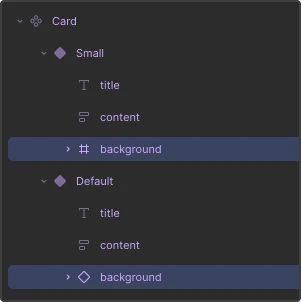 Variant layer type conflict