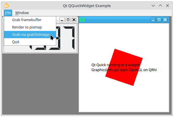 File menu with three screenshot capture options