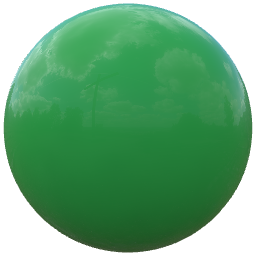 Smooth sphere with image-based environment lighting
