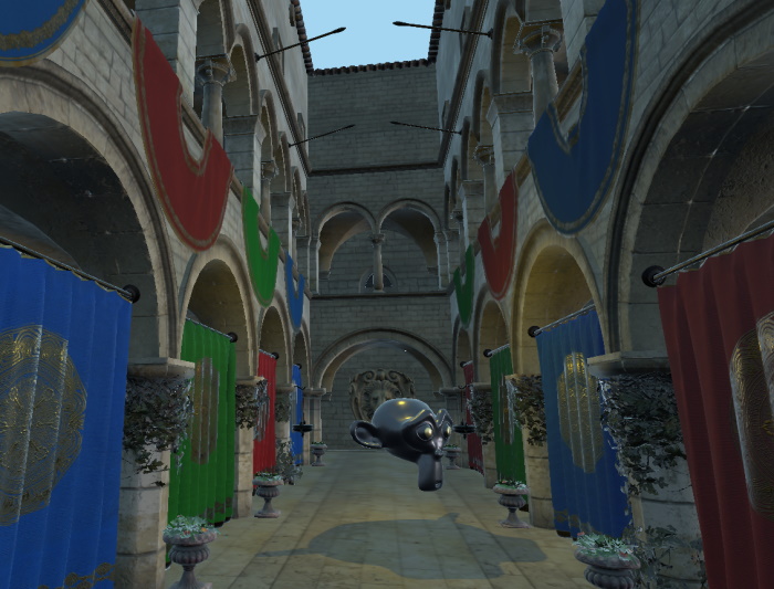 Sponza palace with image-based lighting