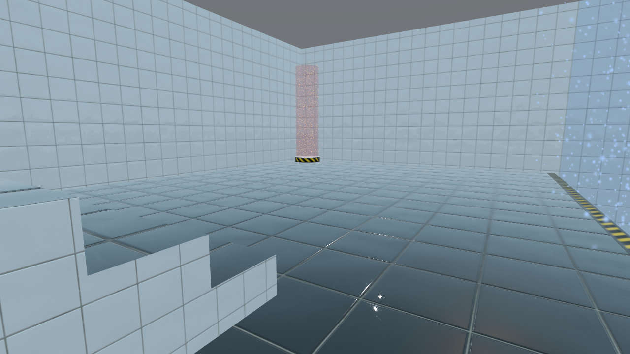 Screenshot of a test room