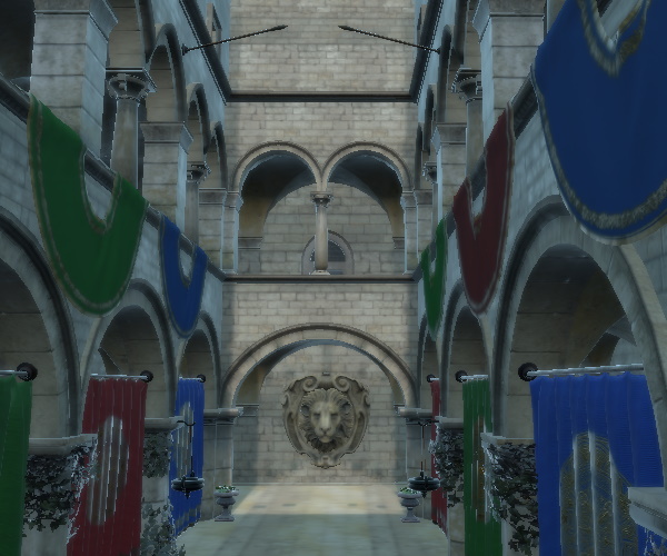 Scene with default debug settings