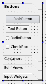 Screensshot showing a toolbox in a container