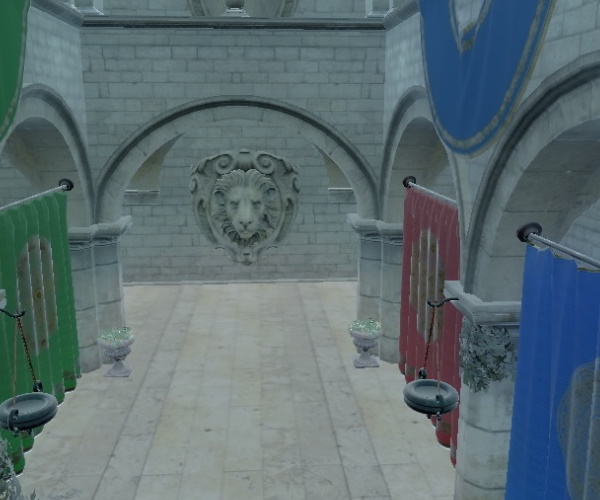 Scene demonstrating glow effect