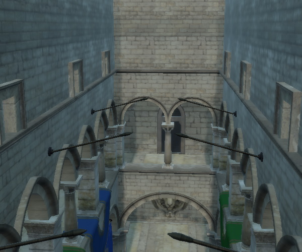 Scene with glow strength 0.5