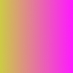 Horizontal gradient from yellow through pink to magenta
