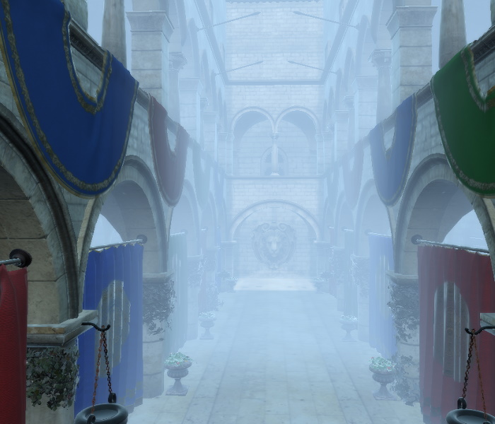 Scene with fog effect