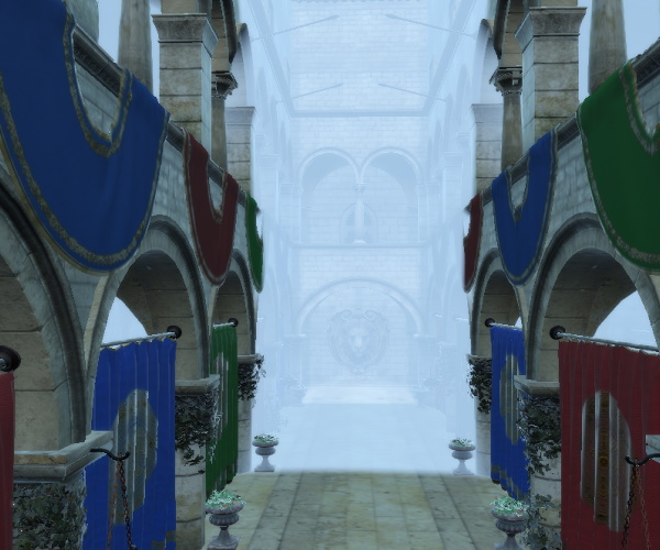 Scene with higher depthNear fog value