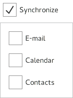 Checkable group box with checkbox in title