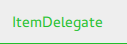 Custom styled item delegate
