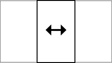 Swipe view diagram showing pages arranged in swipable strip