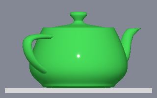 Teapot rendered with Qt 6 principled material