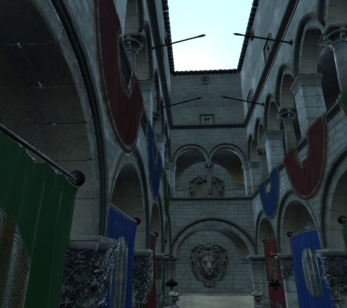 Scene with ambient occlusion distance of 5