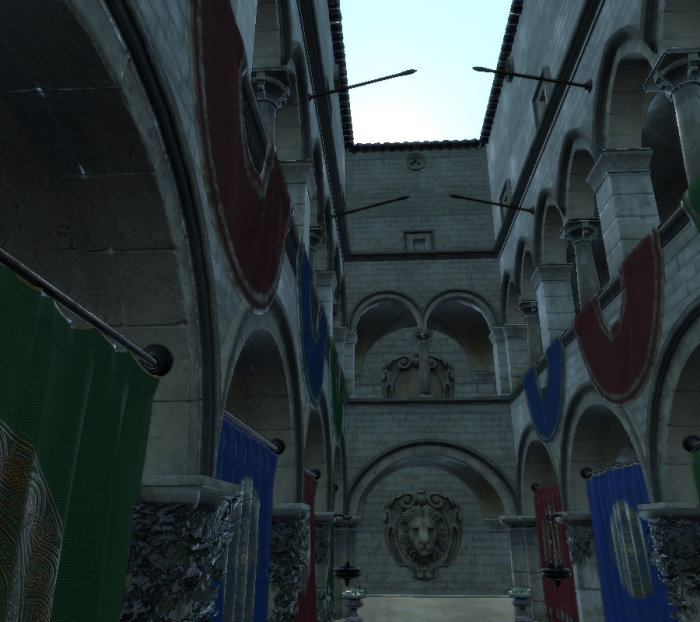 Scene with ambient occlusion strength of 100