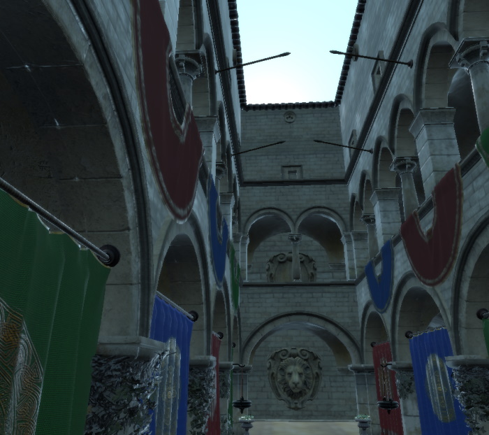 Scene with ambient occlusion strength of 0