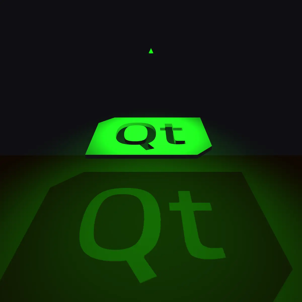 Scene with spot light casting shadows