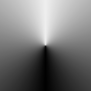 Gray gradient rotating around center