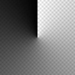 Transparent to black gradient