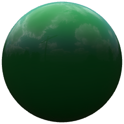 Smooth sphere showing light probe horizon adjustment