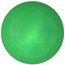 Smooth sphere showing light probe orientation