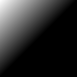 Gradient ending at center