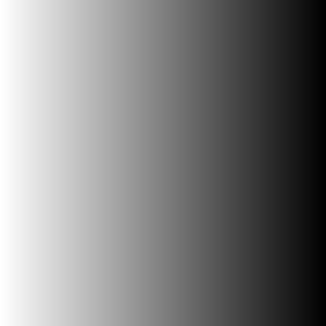Gradient ending at top-right