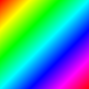 Rainbow linear gradient