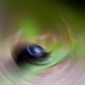 Heavy radial blur