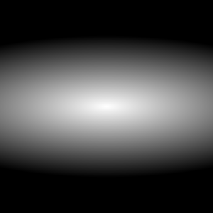 Elliptical gradient at angle 90