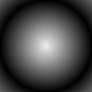 Gray radial gradient