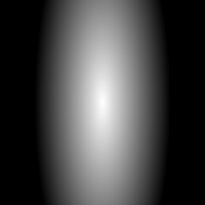 Elliptical gradient shape