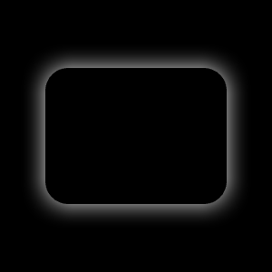 White rectangular glow effect