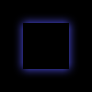 Blue glow