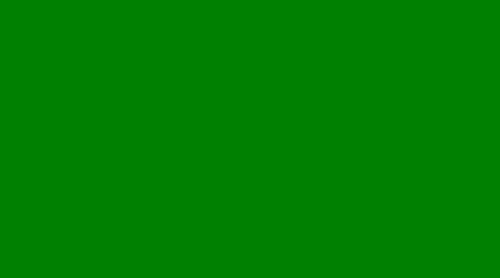 Empty 3D view with green background