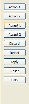Several buttons using the WinLayout vertical layout