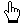 Pointing hand cursor