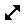 Diagonal resize cursor