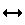 Horizontal resize cursor
