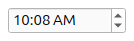 Editable time