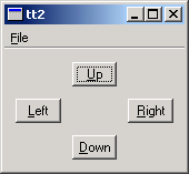 Screenshot of Arrow Pad in English
