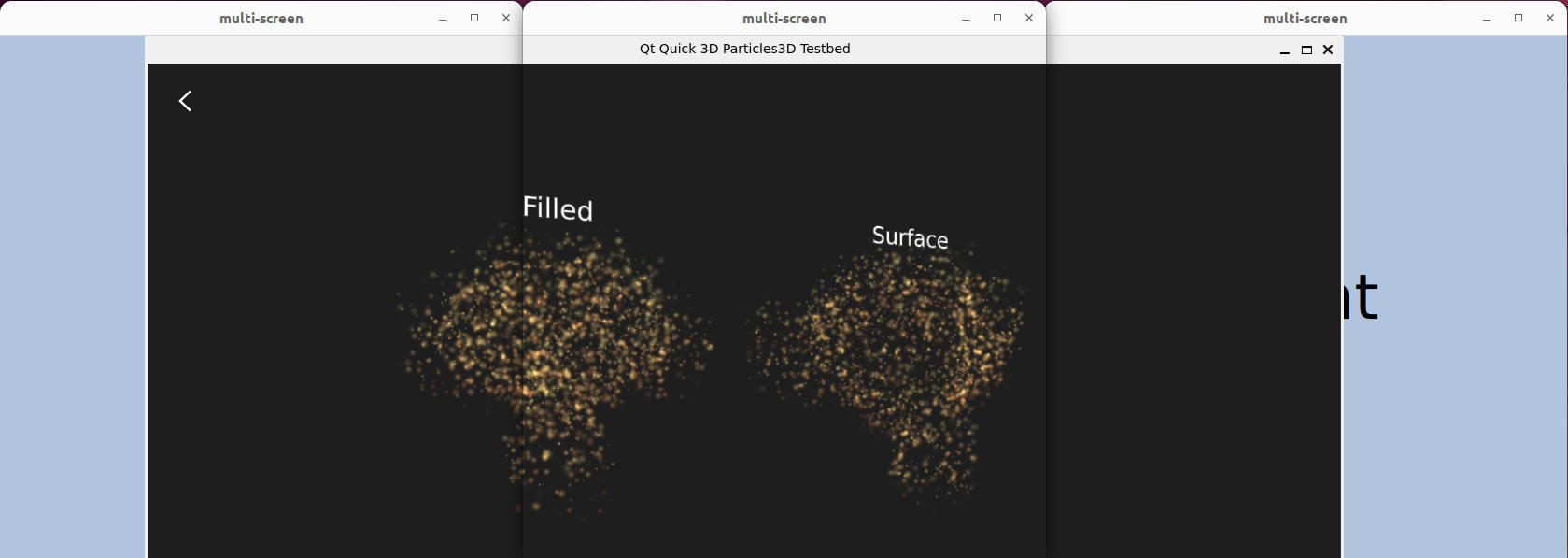 Multiple compositor windows combined into a unified display