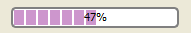Notched progress bar