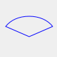 Pie slice shape