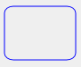 Rounded rectangle outline