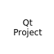 Text showing Qt Project