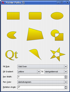 Painter Paths application