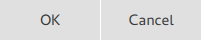 Dialog button box with OK and Cancel buttons