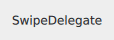 Swipe delegate showing behind swipe action